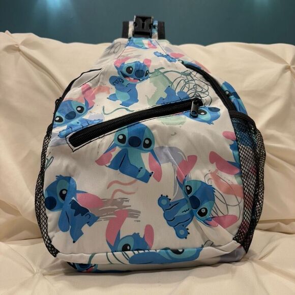 Lilo & Stitch Stitch Everyday Chest Sling Bag Travel Shoulder Daypack Unisex NEW - Picture 1 of 6